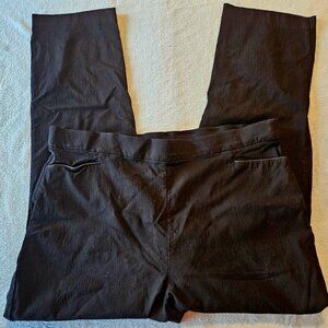 Worthington Black Trousers with Pockets. Slimmed at Ankles. 2X